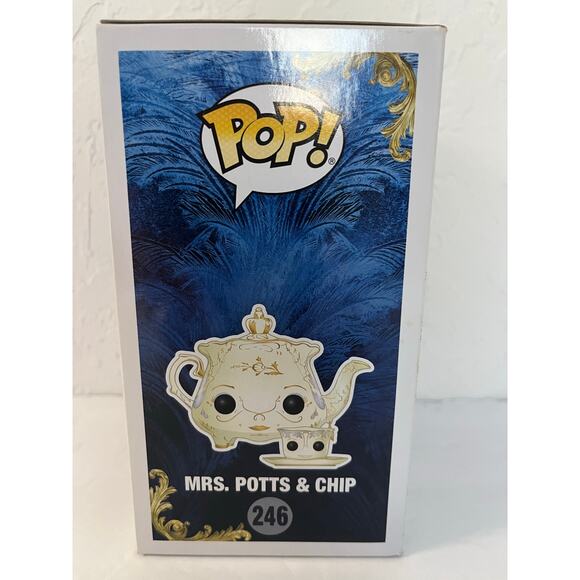 Funko Pop! Disney Beauty And The Beast - Mrs. Potts & Chip #246 New - Picture 4 of 11